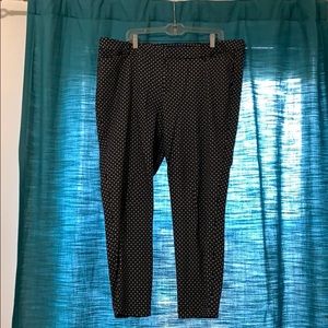 Pixie cut black and white pant